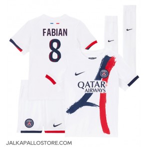 Paris Saint-Germain Fabian Ruiz #8 Vieraspaita Lapsille 2024-25 Lyhythihainen (+ shortsit)